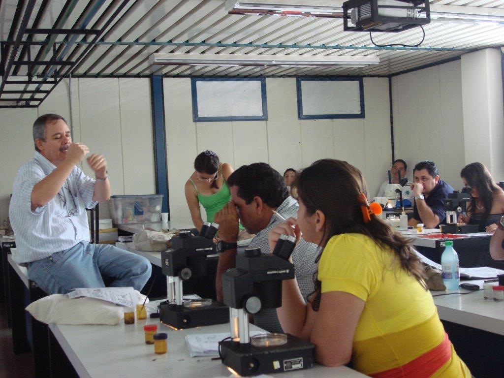 Clase impartida en laboratorio